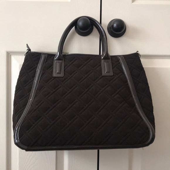 Vera Bradley Trimmed Trapeze Satchel - Large - Picture 2 of 5